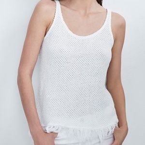 Velvet by Graham & Spencer Fringe Tank